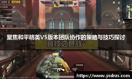 聚焦和平精英V5版本团队协作的策略与技巧探讨
