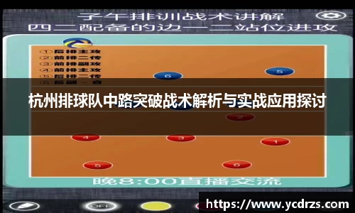 杭州排球队中路突破战术解析与实战应用探讨
